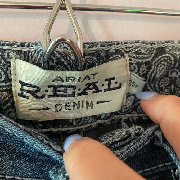 Ariat Women's Boot Cut Jeans - Blue - Picture 2 of 9